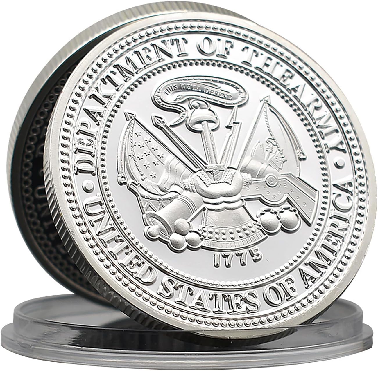 US Army Special Forces Airborne Challenge Coin – 1.57 Inch Military Coin with Special Forces Insignia and Department of The Army Seal