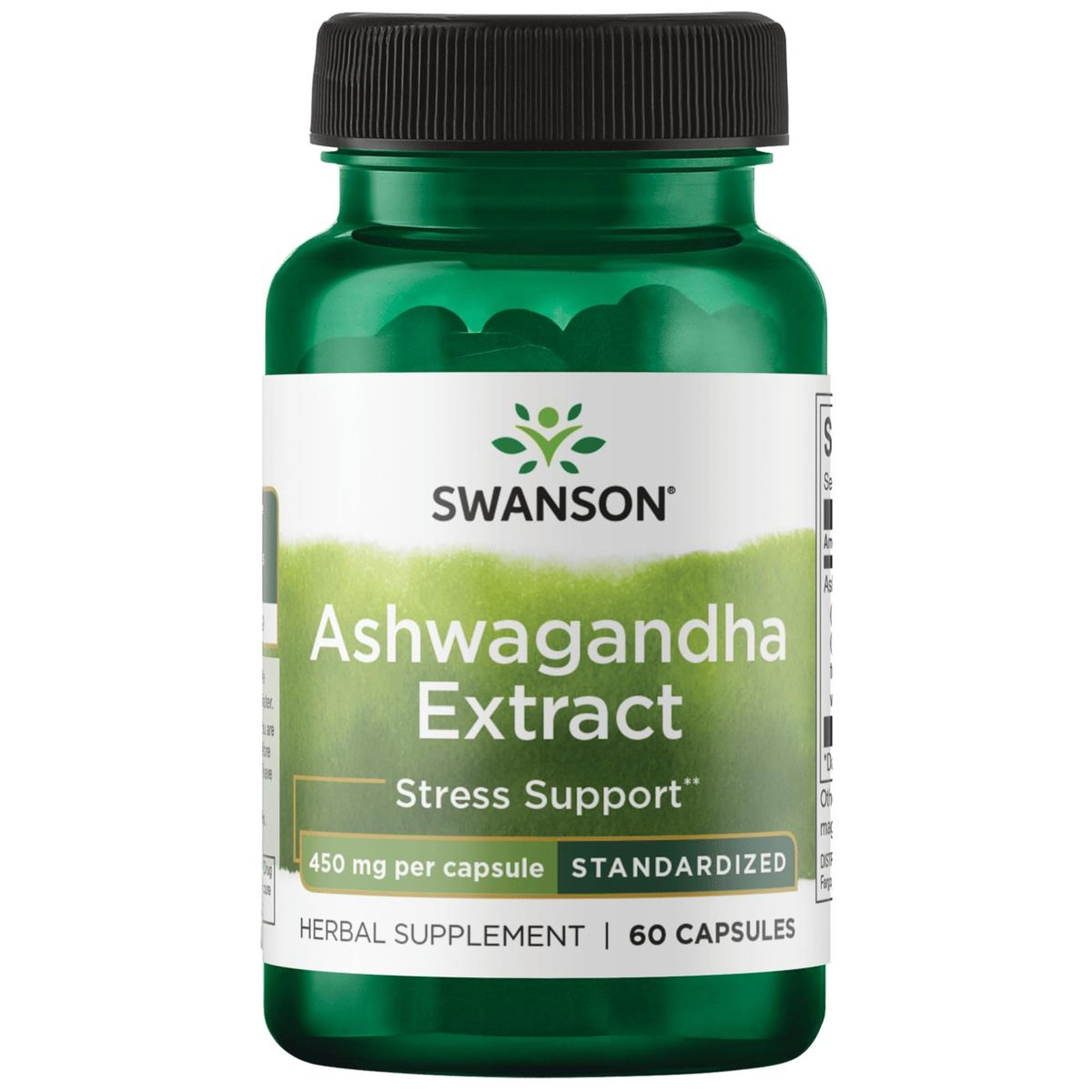Ashwagandha Extract - Natural Supplement Promoting A Healthy Stress Response, Energy Support & Nervous System Health - Ayurvedic Supplement for Natural Wellness - (60 Capsules, 450mg Each)