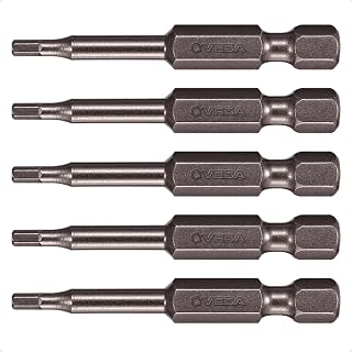 VEGA 1/16" Hex Screwdriver Bits. Professional Grade Allen Wrench Hex 1/16", 2 Inch Impact Bits. 150H0464A-5 (Pack of 5)