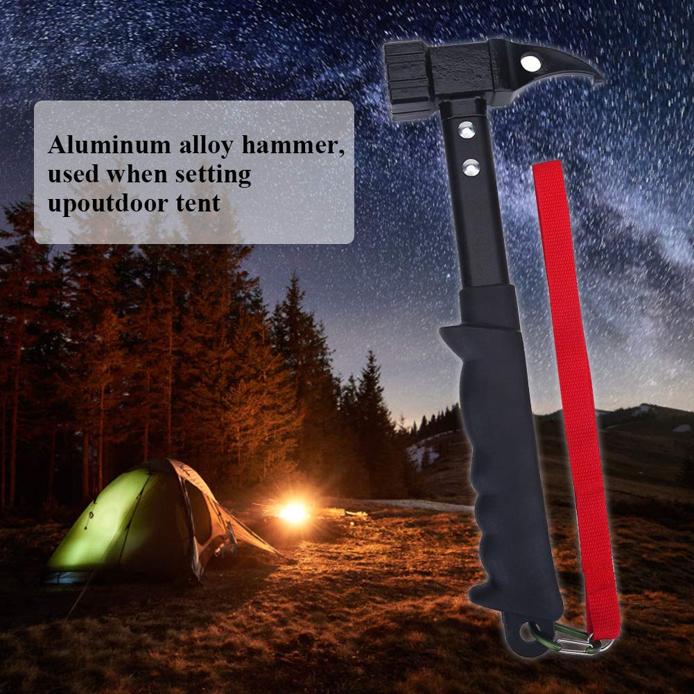 Multifunktion , 4 in 1 Outdoor Werkzeug mit Gummi Griff, f¨¹r Outdoor Enthusiast, Camping & Zeltbau