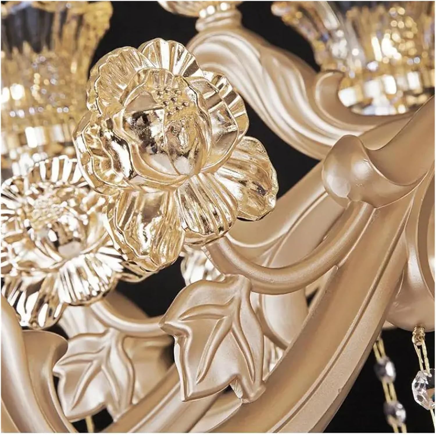 European Luxury Atmospheric Crystal Chandelier Living Room Zinc Alloy French Candle Lamps Led Crystal Chandeliers,Crystal Chandelier