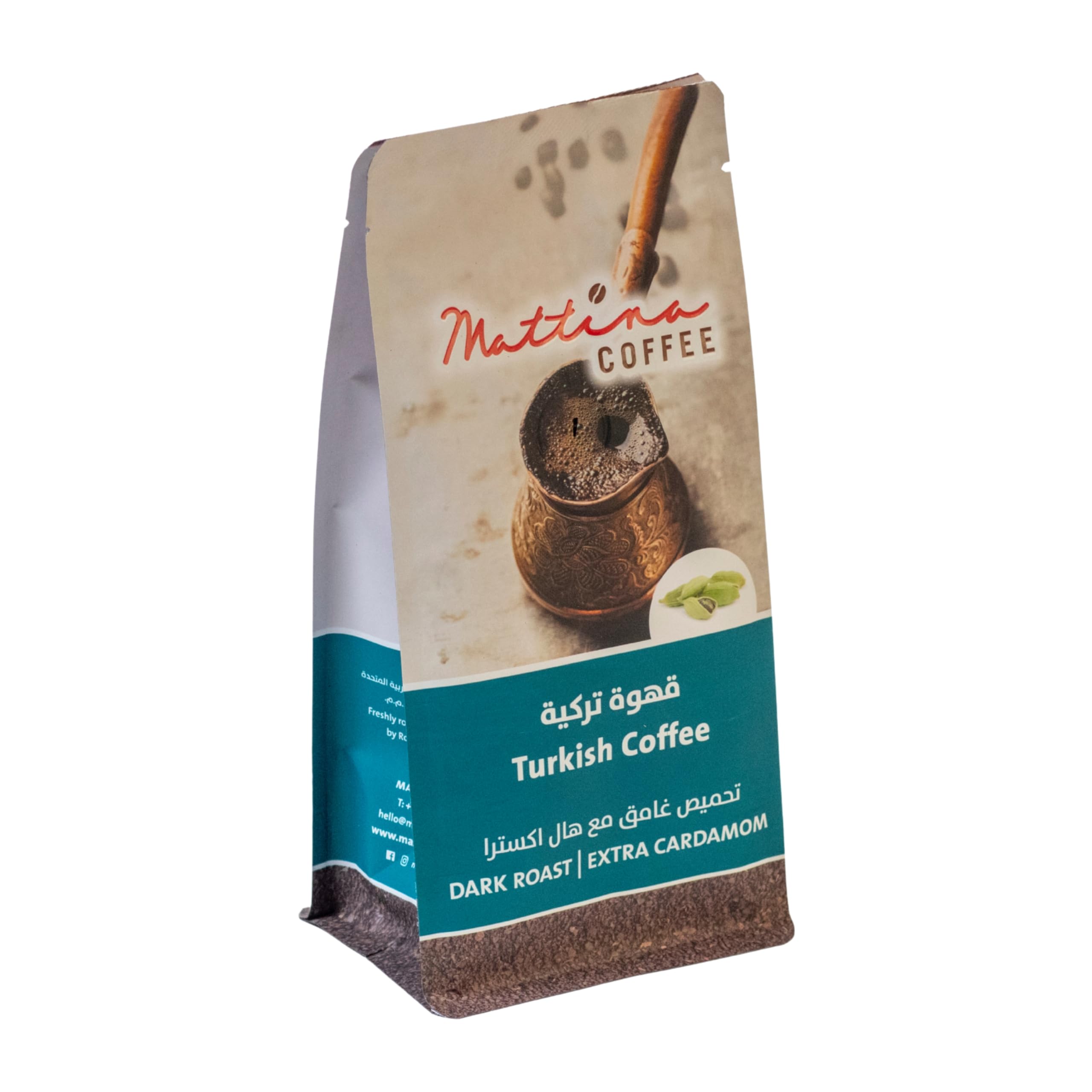 Mattina Coffee Turkish coffee extra cardamom dark roast - 200gr