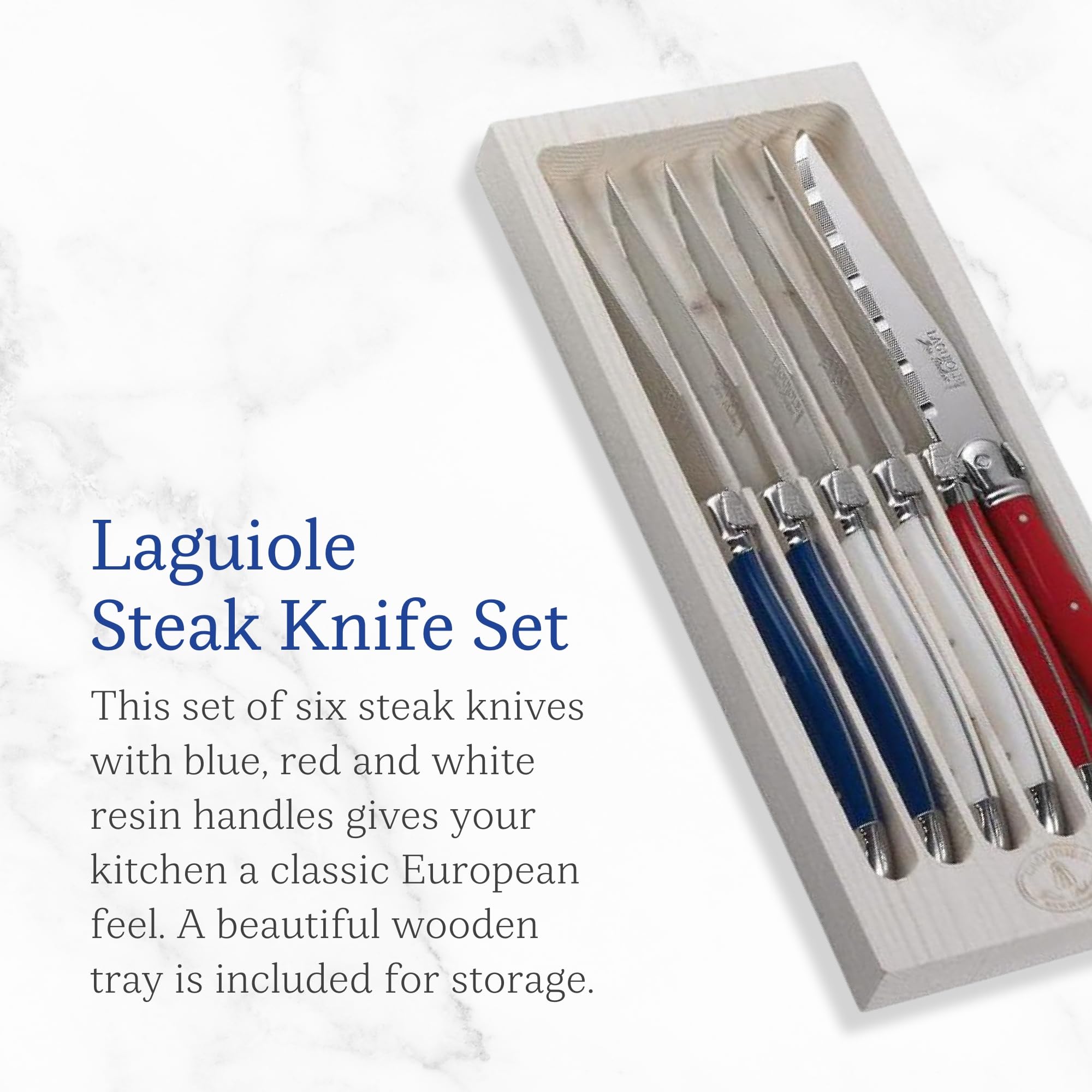 Amazon.co.jp: Laguiole ラギオール Jean Dubost ステーキナイフ 6