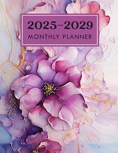 2025-2029 Monthly Planner: From January 2025 through December 2029 (Five Years Schedule Organizer)