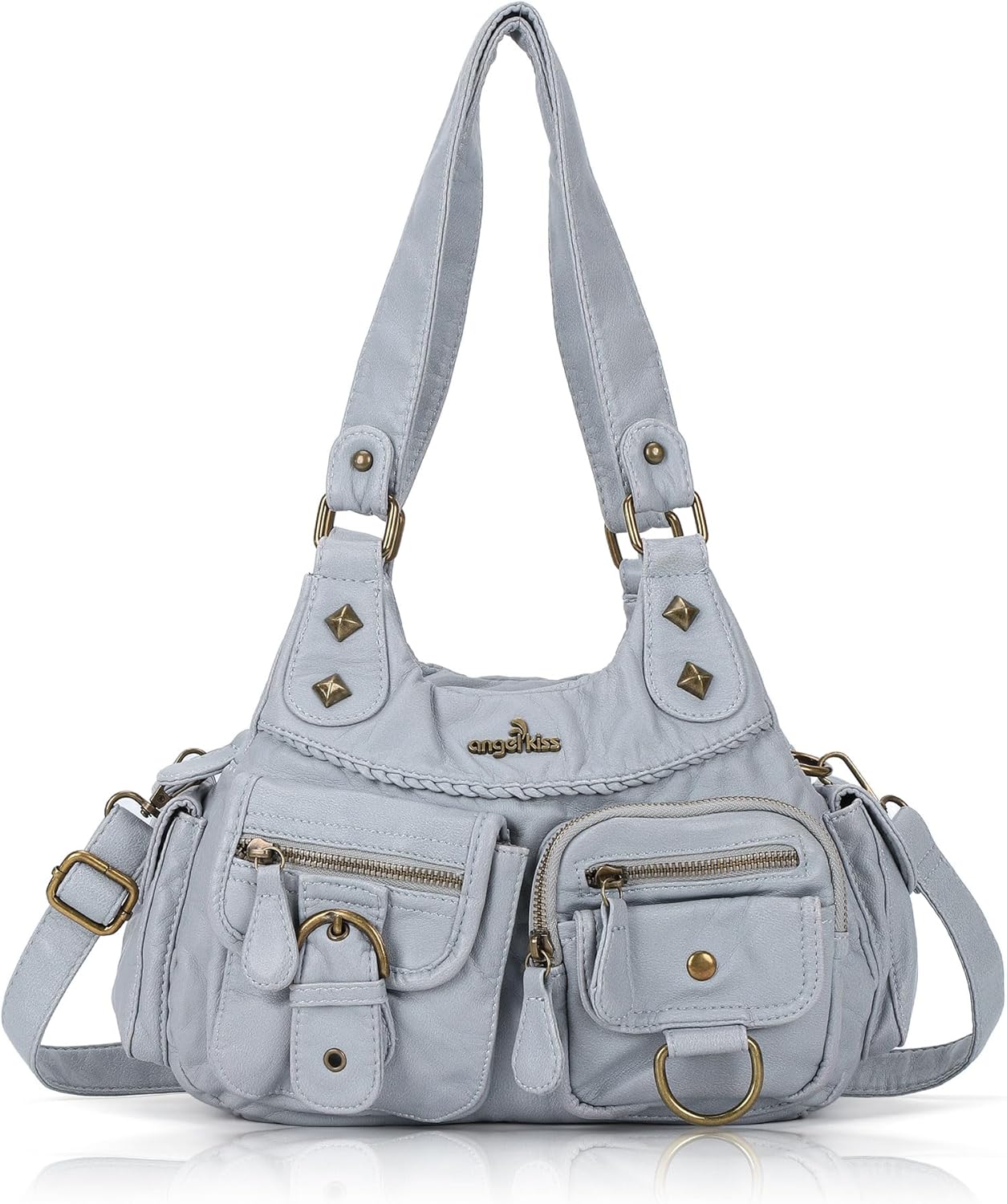 Angel Kiss Hobo Bags for Women Shoulder Bag Shoulder Purses and Handbags Vegan Leather Hobo Handbags Crossbody Bags