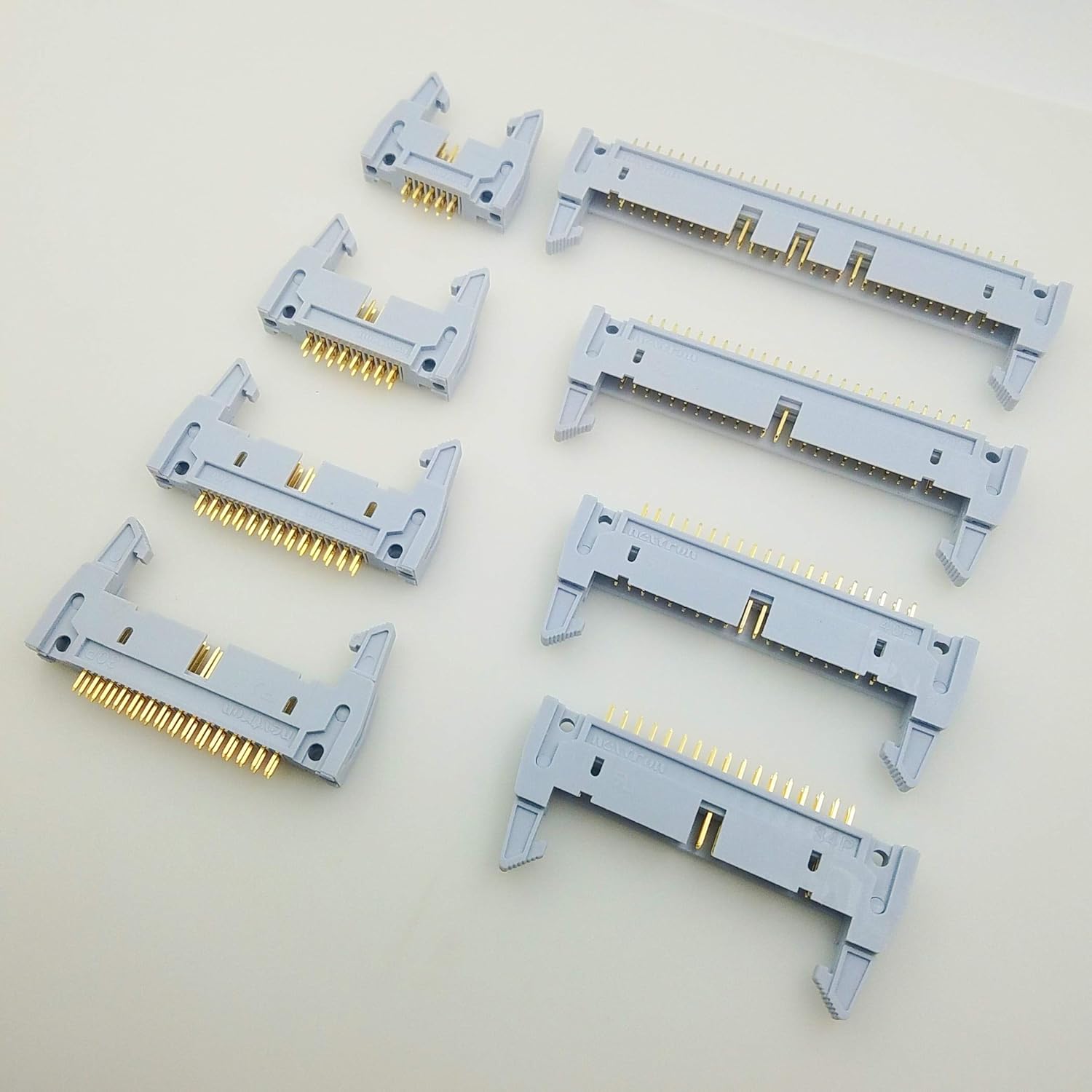 Davitu Electrical Equipments Supplies - DC2 DC3 FC FD DIDC IDC SOCKET BOX 2.54mm PITCH EJECTOR HEADER CONNECTOR 10 14 16 20 24 26 30 34 40 50 60 64 P PIN - (Color: DC2-SMT, Pins: 64P)