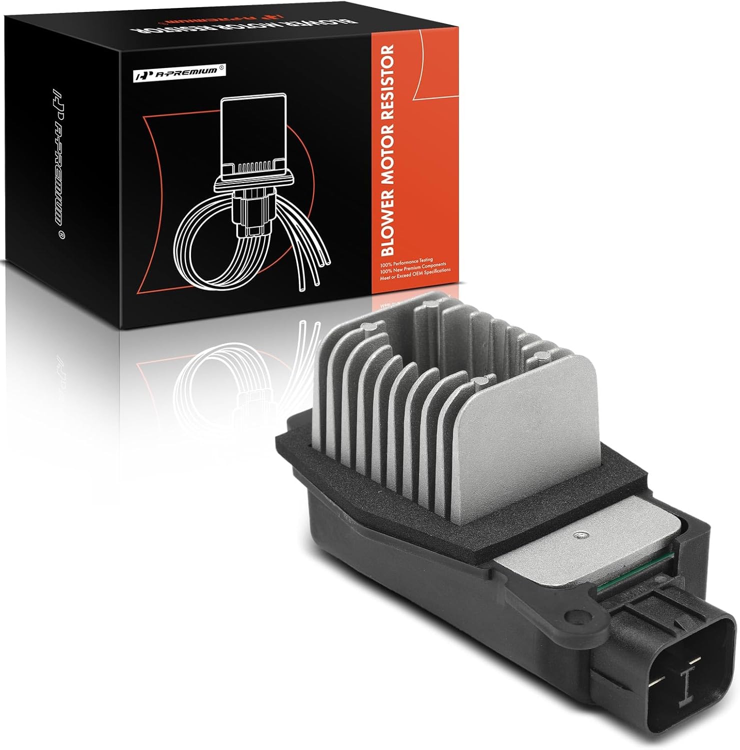 A-Premium Automatic HVAC Blower Motor Resistor Compatible with Lincoln Town Car 2003-2011 - Replace# 3W1Z19E624AA