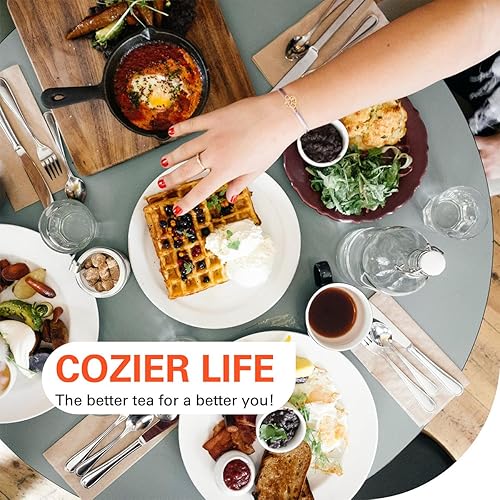 Miniatura 6 de WT WEETEE Bolsas de té oolong tostado orgánico, certificado por USDA, té negro oolong orgánico, 100 unidades, aroma tostado a carbón, suave y