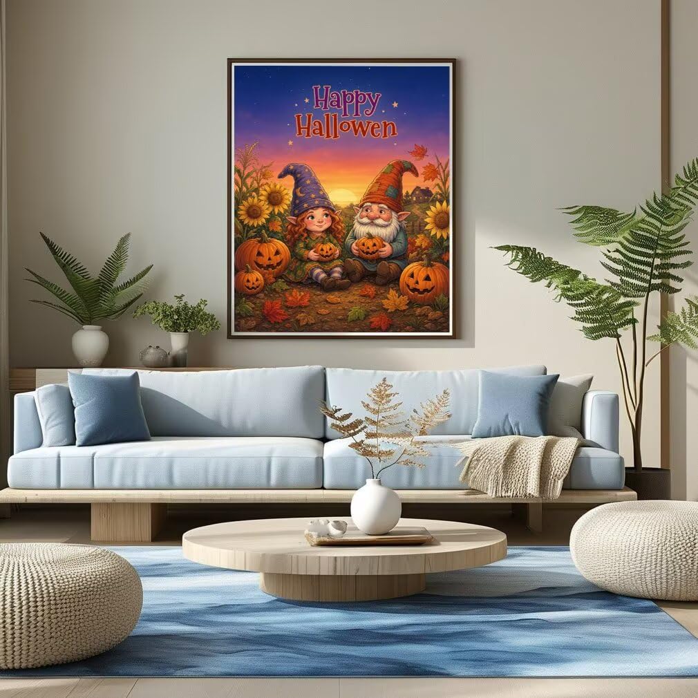 Diamond Painting Halloween Kit, Manualidad Creativa100x130cm C8-120