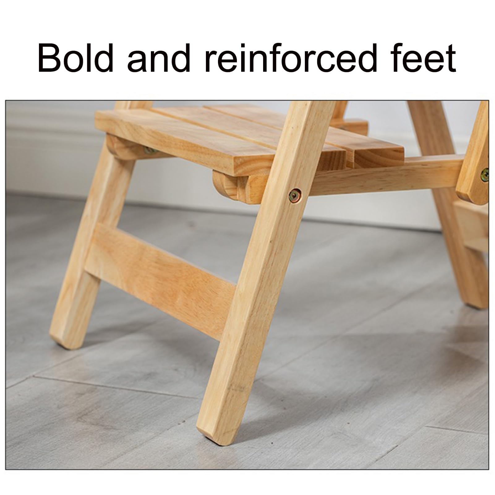 Generic Chaise échelle Pliante - Échelle De Bibliothèque En Bois Massif à 4 Marches Pour Adultes