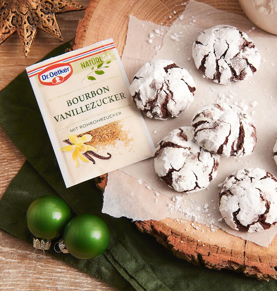 Dr. Oetker NATÜRLich Bourbon Vanillezucker 10er Pack 10x3x8g – der Bourbon Vanillezucker mit Rohrohrzucker verleiht mit seinem Bourbon-Vanille Extrakt süßen Speisen ein angenehmes Aroma