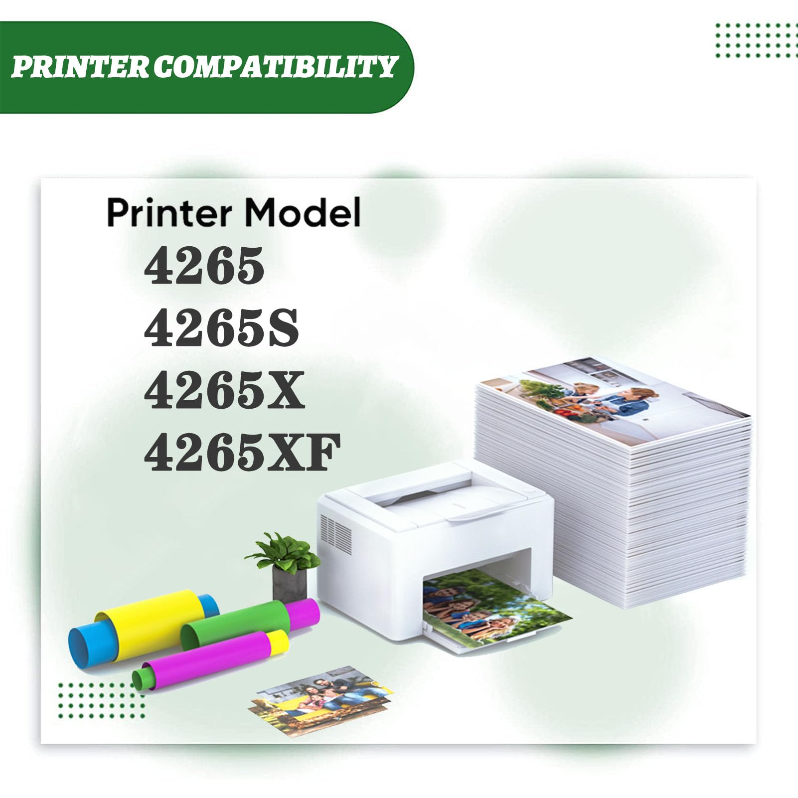 Cartuccia di toner ad alta capacità 106R02735 compatibile con le stampanti Per Xerox 4265, 4265S, 4265X, 4265XF 2