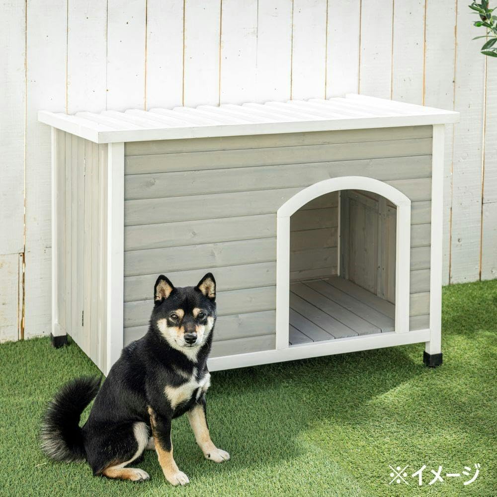 【未使用】組み立て簡単木製犬舎 平屋根　犬小屋　(地域によって手渡し可) 組み立て簡単木製犬舎 平屋根 | ペット用品（犬） 通販