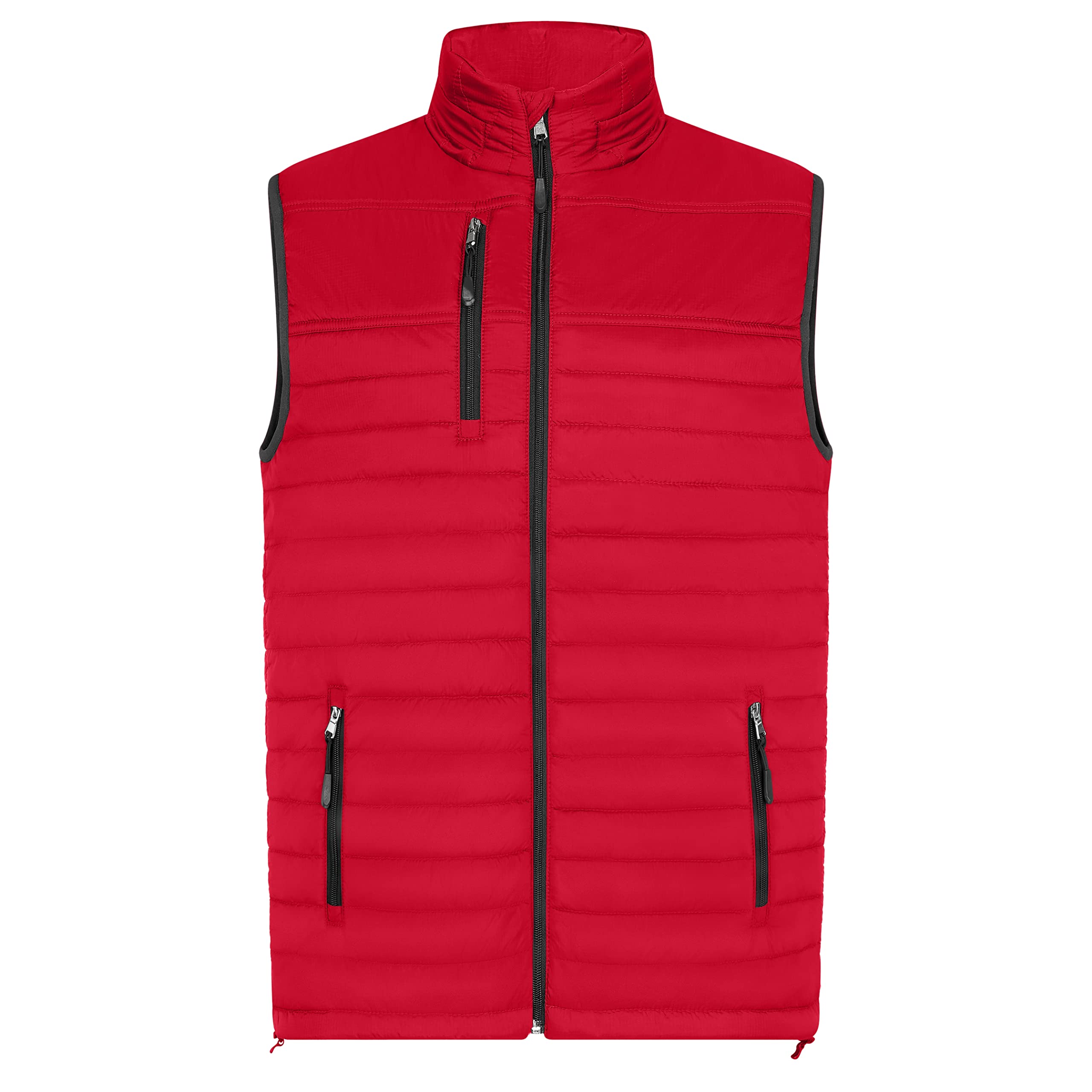 HRM Herren 1301 Herren Hooded Performance Body Warmer I Fair Trade Outdoor Weste Herren, 100 g/m² I Aus 100% leichtem & robustem Polyamid