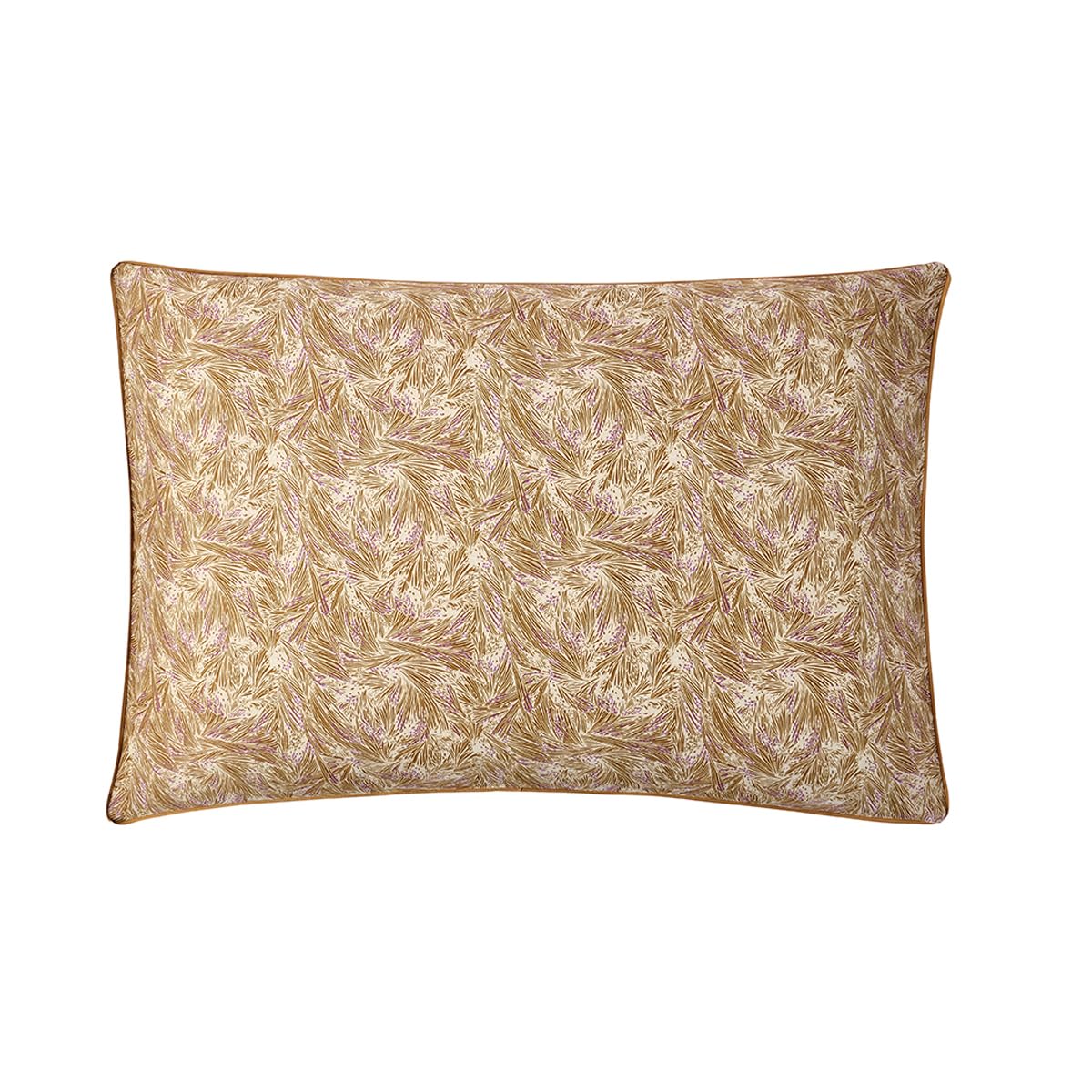 Printed Cotton Satin Pillowcase, Heather, 50 x 75 cm, ESSIX