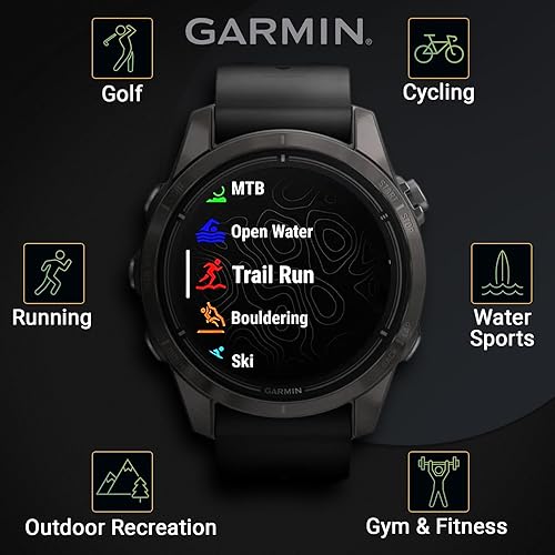 Miniatura 3 de Wearable4U - Garmin Epix Pro Gen 2 Standard Edition 1.850 in Smartwatch AMOLED Hasta 16 días de duración de la batería, reloj GPS multideporte y