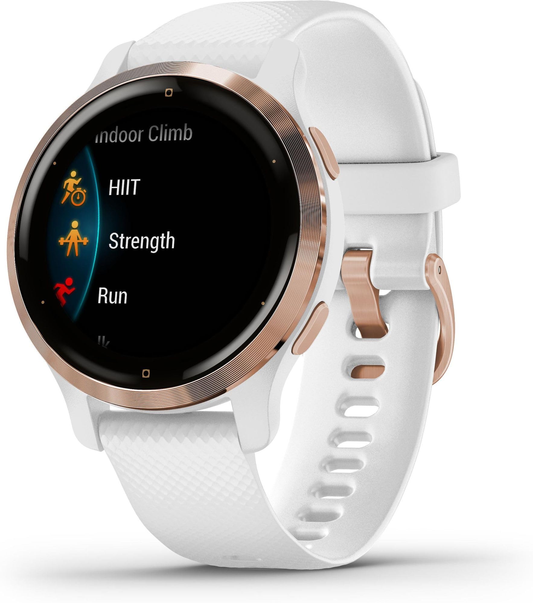 Garmin Venu 2S – schlanke GPS-Fitness-Smartwatch mit ultrascharfem 1,1“ AMOLED-Touchdisplay, Gesundheitsfunktionen, über 25 vorinstallierten Sport-Apps, Music Pay