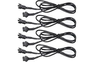 SHINIGHT 4 PCS 47 inch Extension Cords for LED Lights Extension