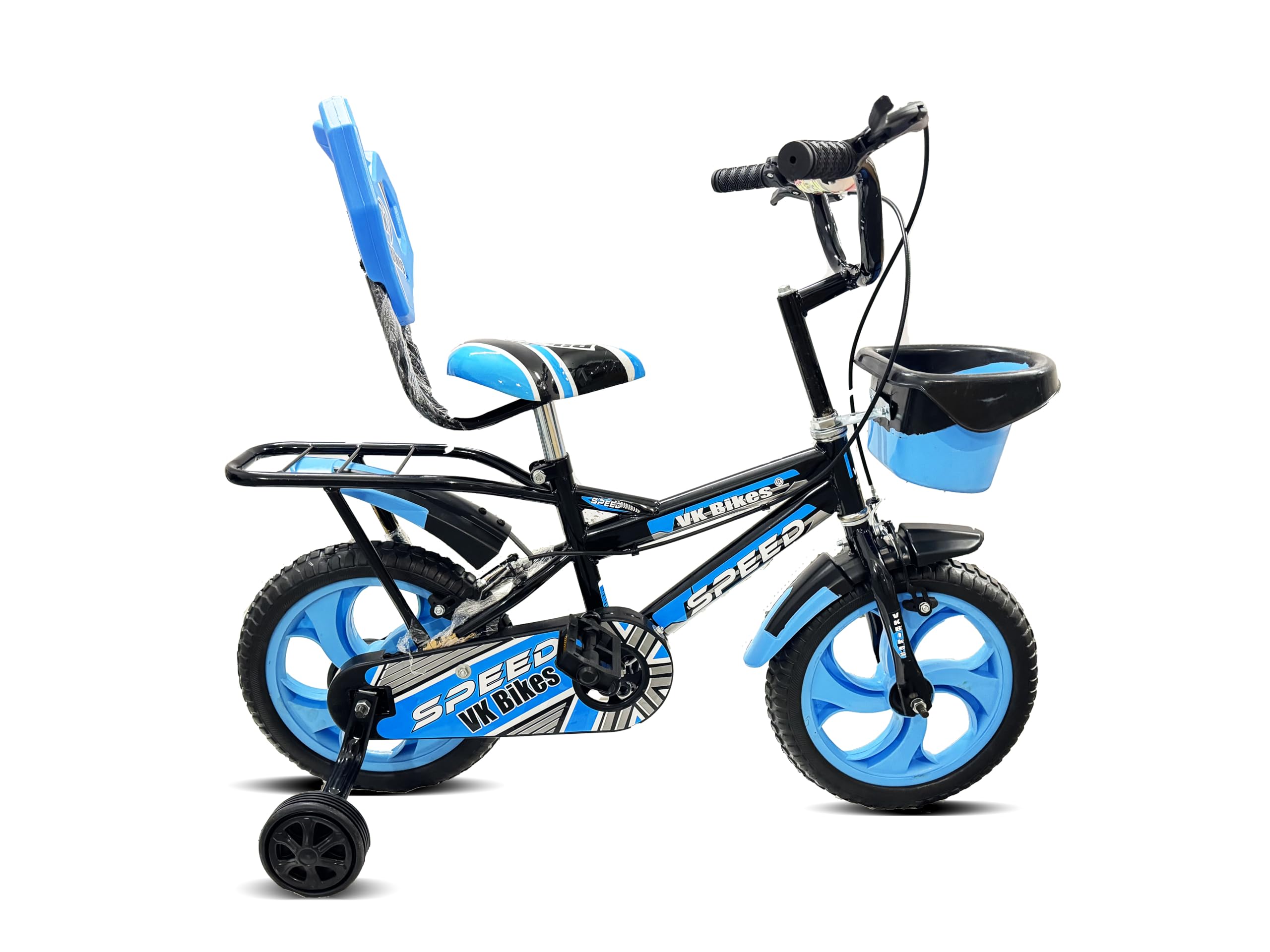 Kaashnic Kids Cycle 14T with Training Wheels (90% Assembled) for Boys and Girls (Blue) (B0D131V5C9) Amazon Price History, Amazon Price Tracker