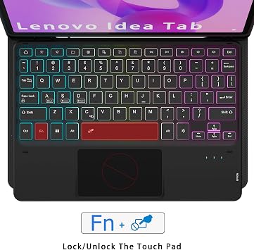 for Lenovo Idea Tab 11-inch 2025 Keyboard Case with Trackpad and Backlit