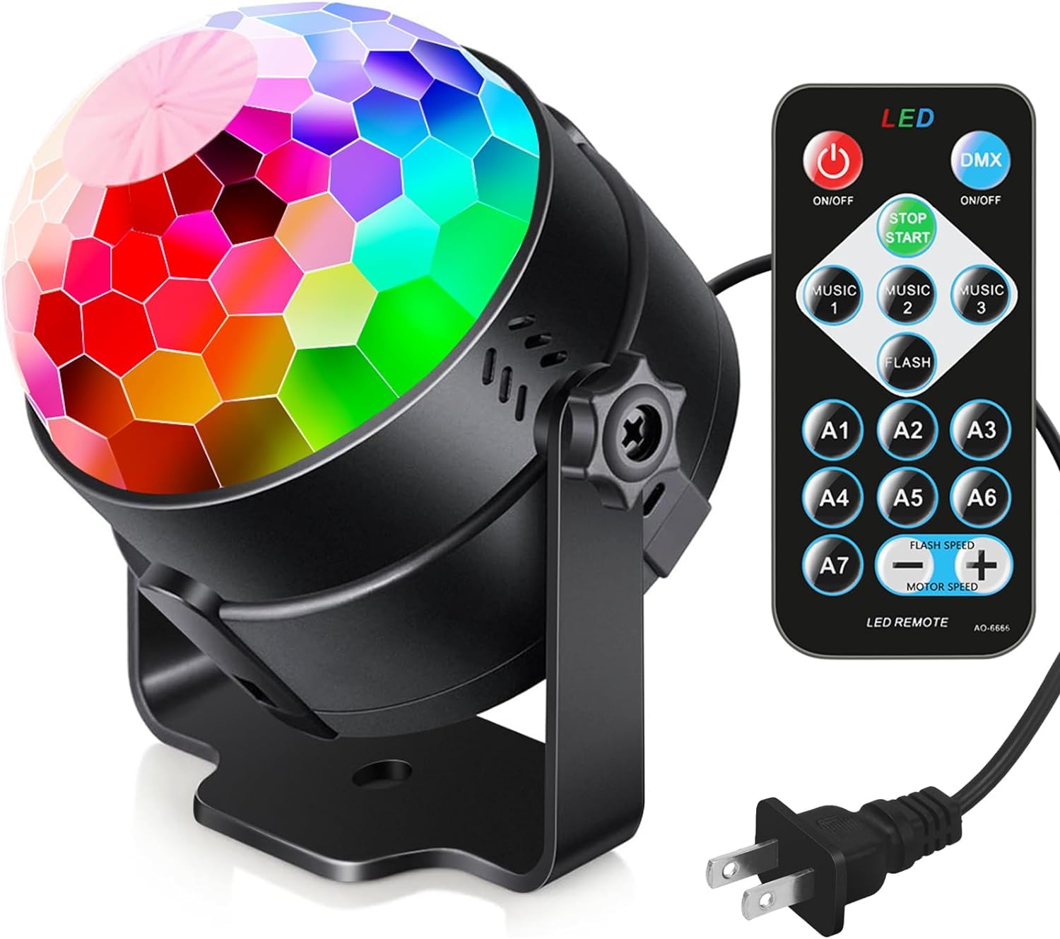 CASSARINA Disco Ball, LED Party Lights, Music Controlled Mini DJ Party Lights, Stand with Suction Cups, Strobe Ball, Stage Lights for KTV, Christmas, Home Parties, Childrens Birthday Gift (B0CCRZ6Z5W) Amazon Price History, Amazon Price Tracker