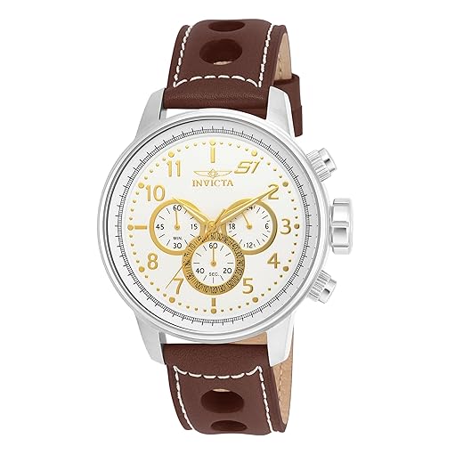 Relógio masculino Invicta S1 Rally de quartzo de aço inoxidável - 48 mm