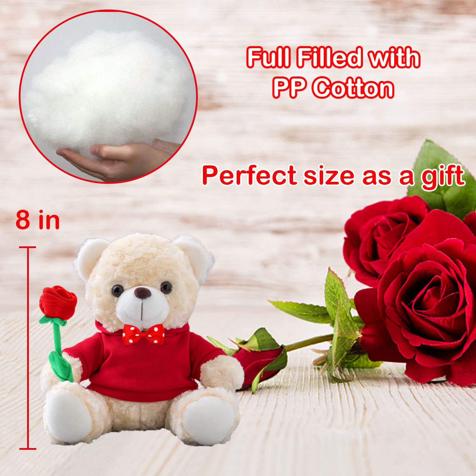 Personalisierter Teddybär Mit Foto & Text – Kuscheliges Geschenk Für Valentinstag, Geburtstag Oder Weihnachten