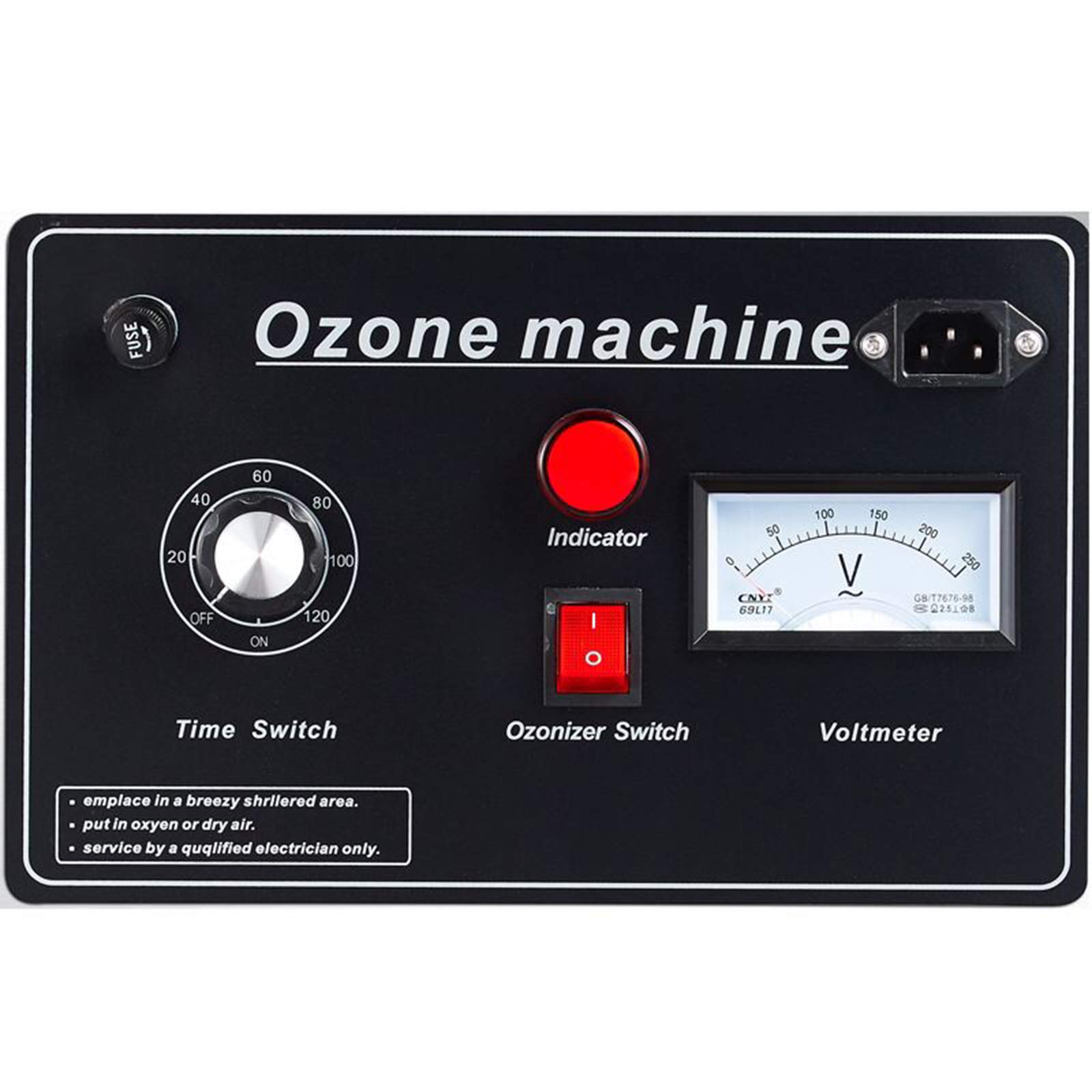 AIZYR Cyfrowy generator ozonu 30 000 mg, domowy oczyszczacz powietrza, jonizator O3, maszyna z timerem i uchwytem do noszenia, do dużych pomieszczeń, wtyczka brytyjska