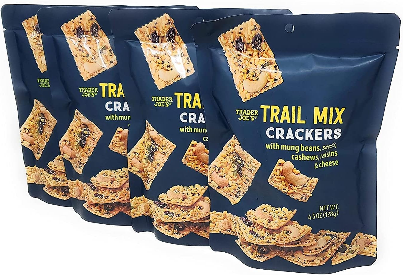 Trader Joe's Trail Mix Crackers with Mung Beans, Seeds