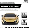 CMJ RC Cars™ McLaren 675LT Officially Licensed Remote Control Car 1:24 Scale Working Lights 2.4Ghz Gold