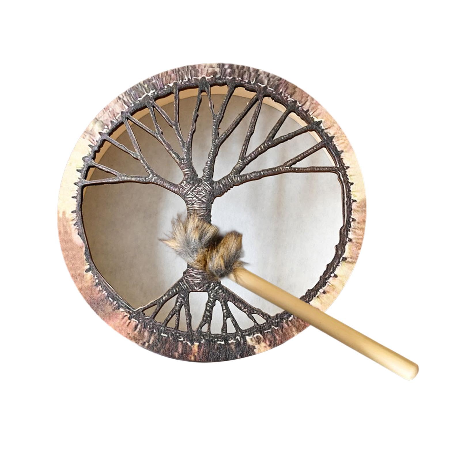 CALANDIS™ Shaman Drum Sound Instrument Vintage Handmade Music Decoration Shamanic Drum | Sets & Kits | Drums | Percussion-image-33