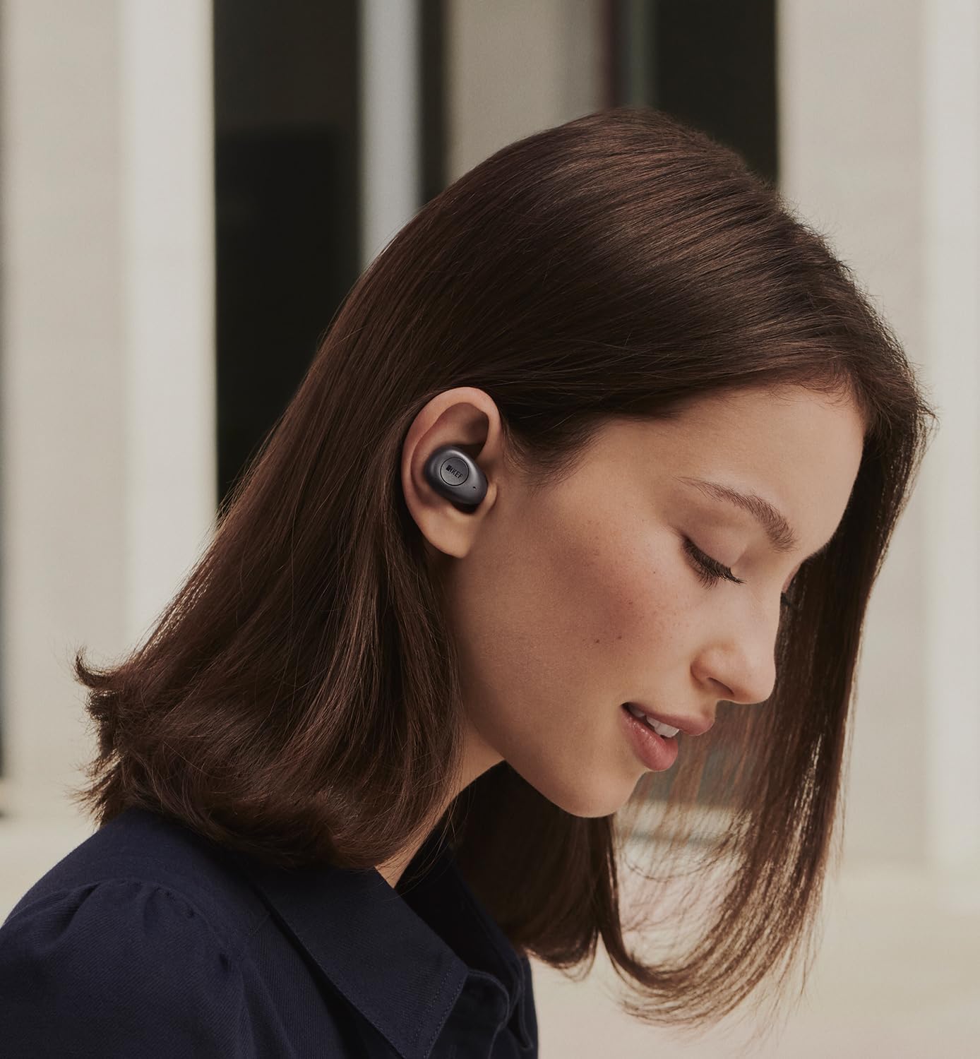 KEF Mu3 Noise Cancelling True Wireless Earphones (Charcoal)
