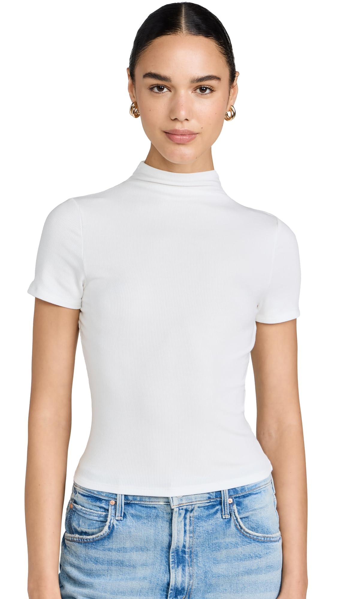 PAIGE Women's Blanche Top, Ivory, S