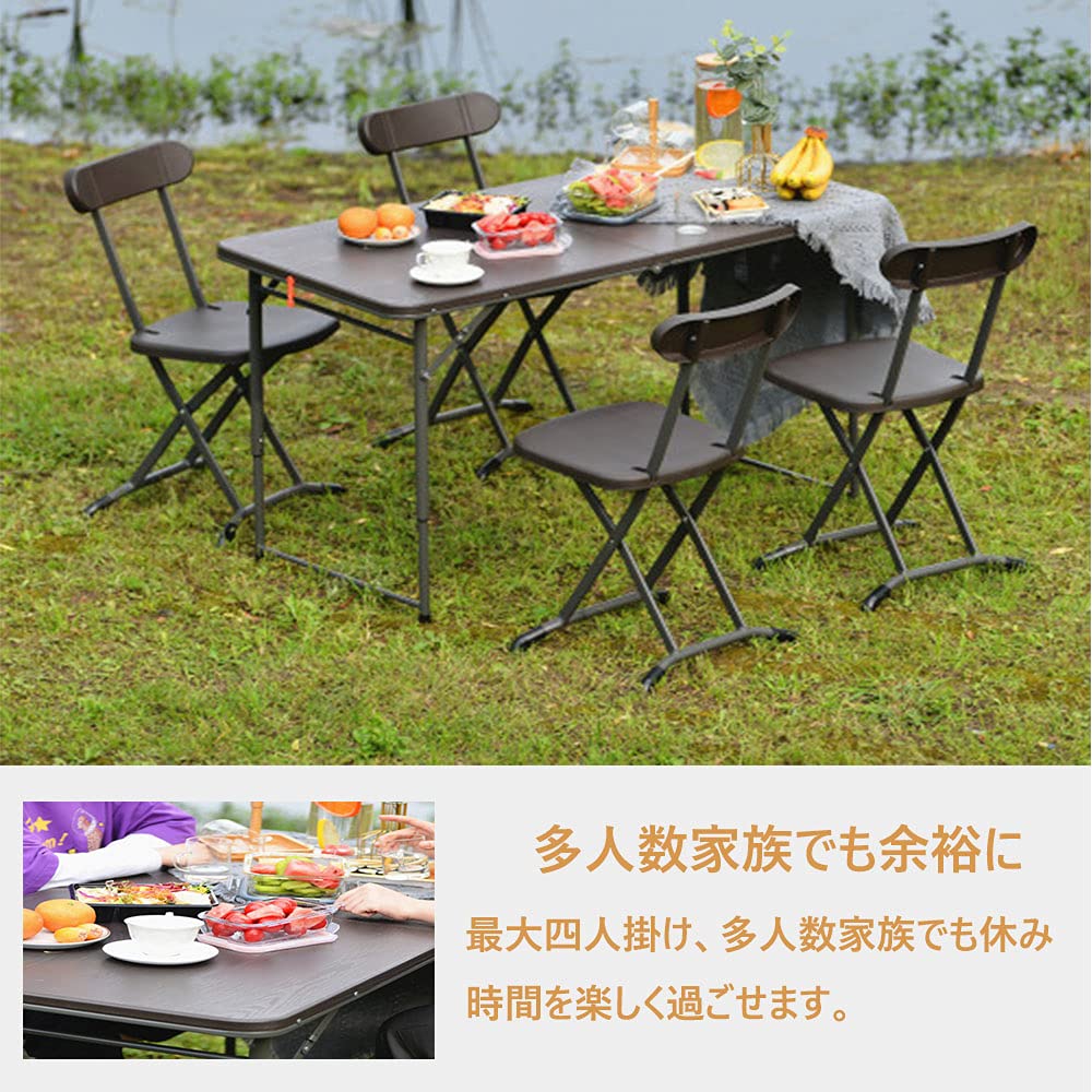 定価4万5千円 ガーデンテーブルセット2台5脚 ダイニングチェア 黒