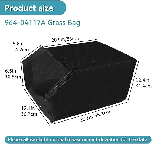 Miniatura 3 de 964-04117A - Bolsa de césped compatible con cortacésped MTD Troy Bilt - Bolsa de césped para Troy Bilt TB110 TB160 TB120 TB130 TB200 TB210 TB230