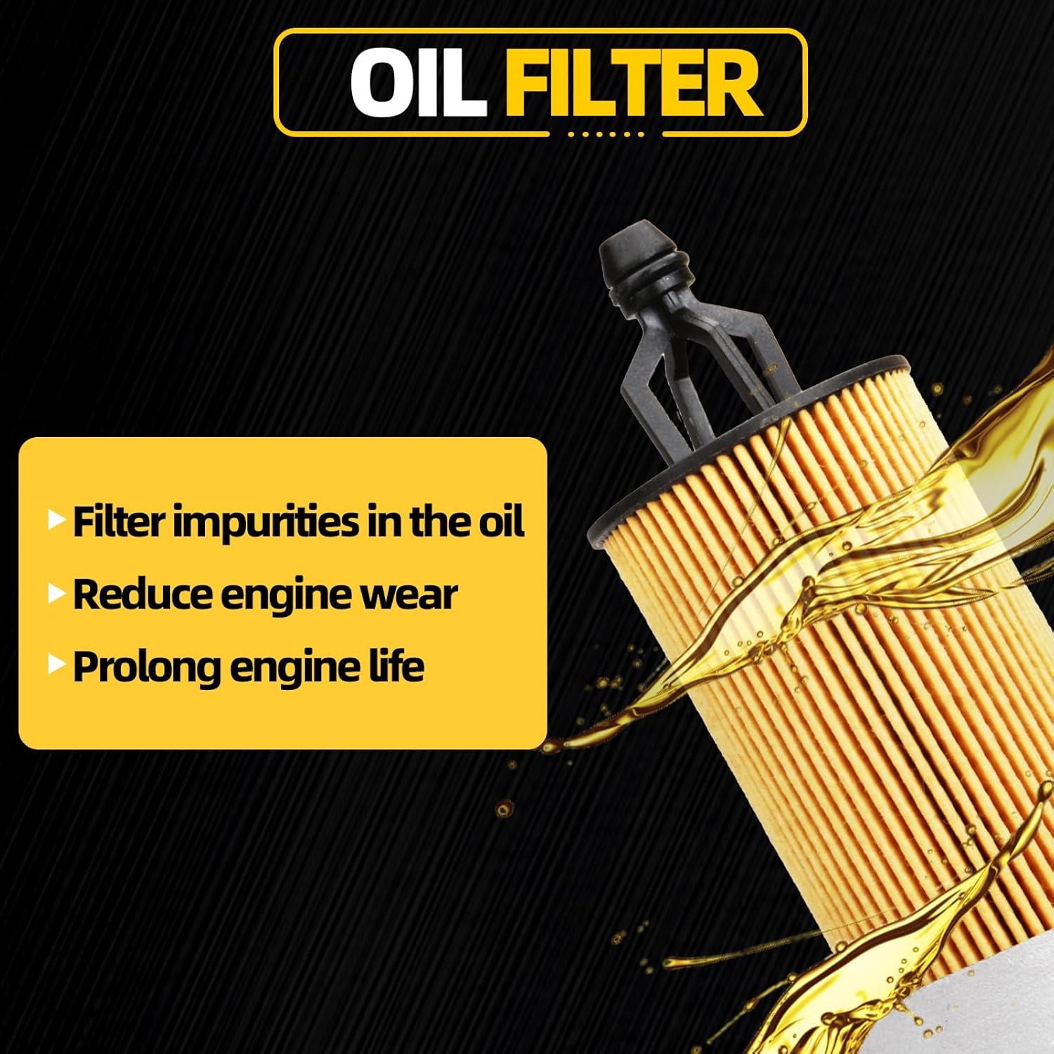 Aluminum Oil Cooler Filter Housing with Aluminum Cap and Sensors Compatible with 2011-2016 Chrysler 200 300 Dodge Charger Challenger Journey Durango Jeep Wrangler Ram ProMaster 3.6L 926-959