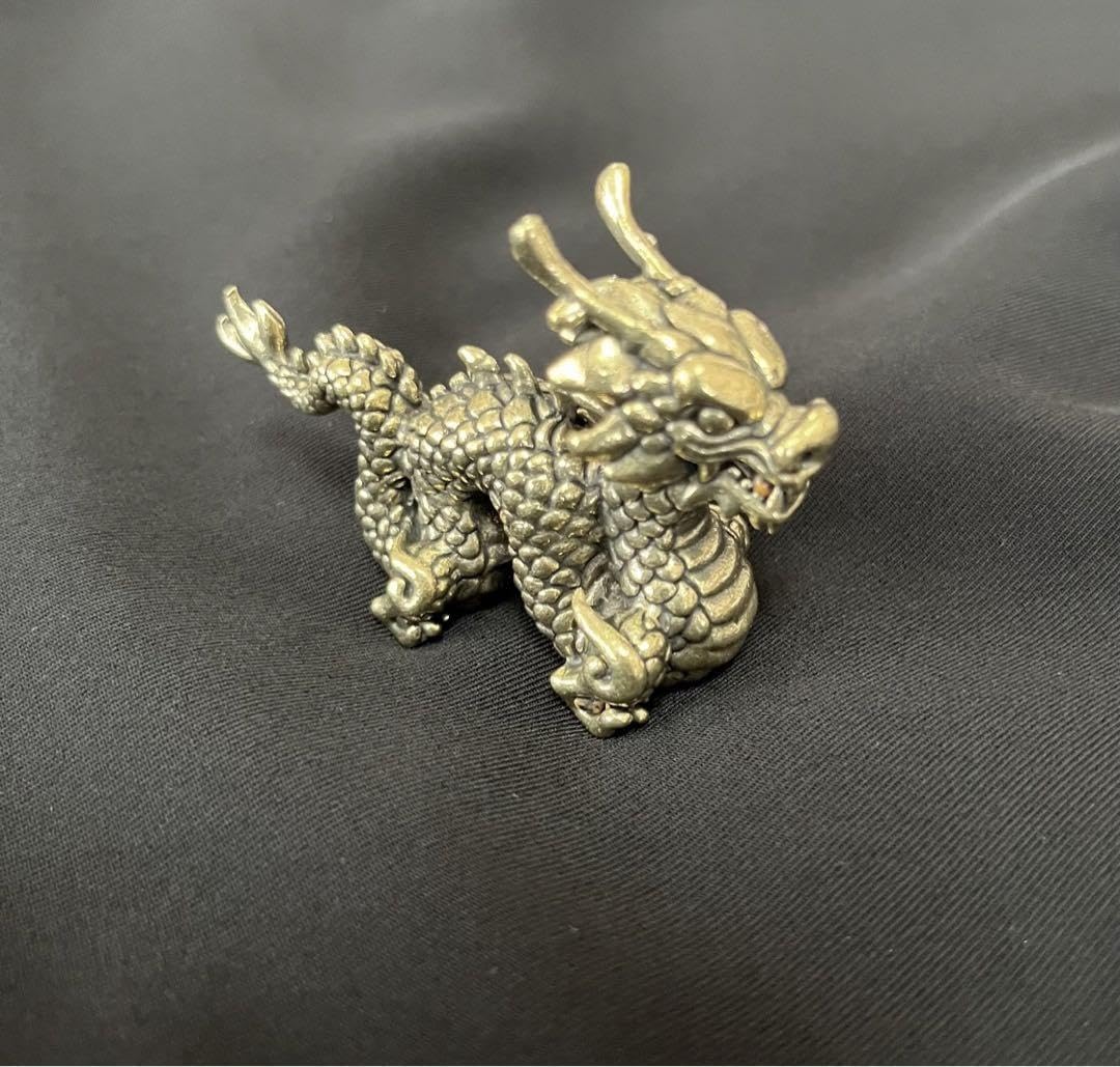 Amazon.co.jp: 龍 真鍮 ドラゴン ブロンズ 置物 開運 風水 運気