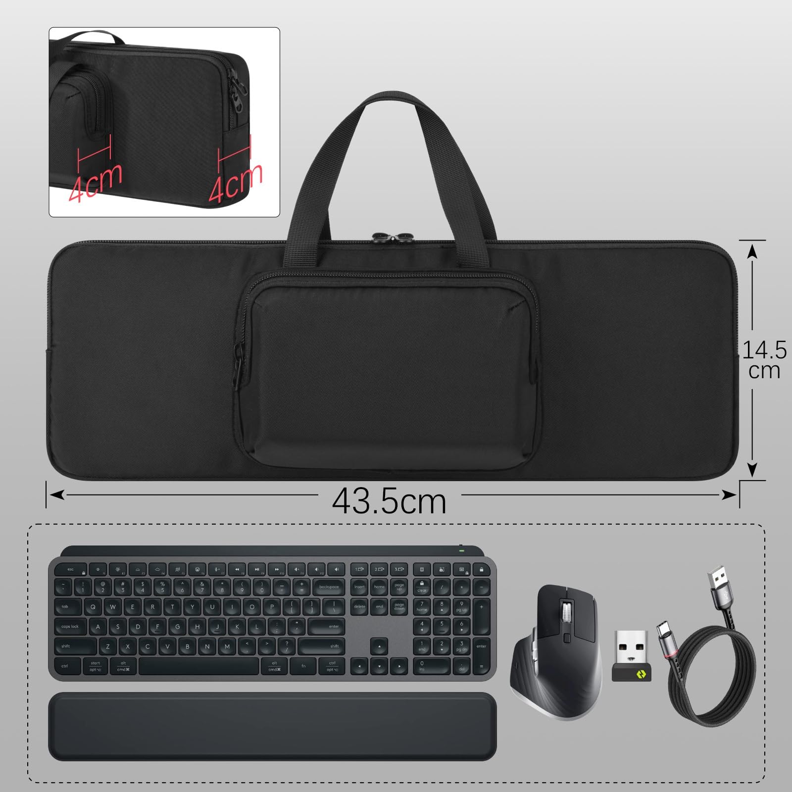 Amazon.co.jp: For Logitech MX Keys S/MX Keys シリーズ 収納バッグ