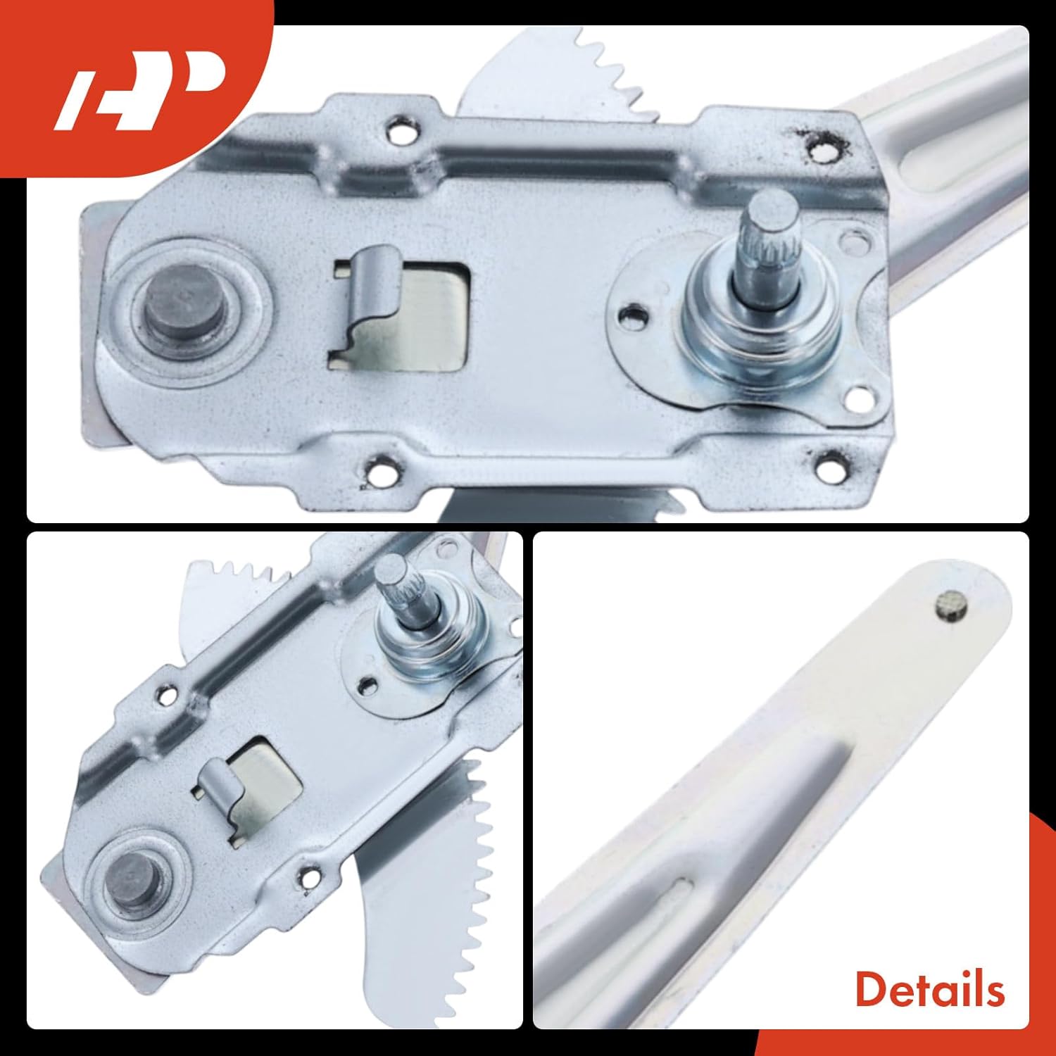 A-Premium Manual Window Regulator Rear Passenger Side Compatible with Toyota Corolla 2003-2008