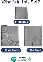 Vista 250 de Extra Deep Pocket Split King Sheets - 5 Piece Breathable & Cooling Bed Sheets - Hotel Luxury Bed Sheet Set - Soft, Wrinkle Free & Comfy - Easily