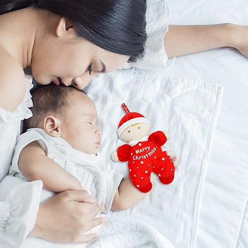 Miniatura 4 de June Garden 9" Mi primera muñeca Noel - Muñeca de bebé suave de felpa para bebés y niños pequeños