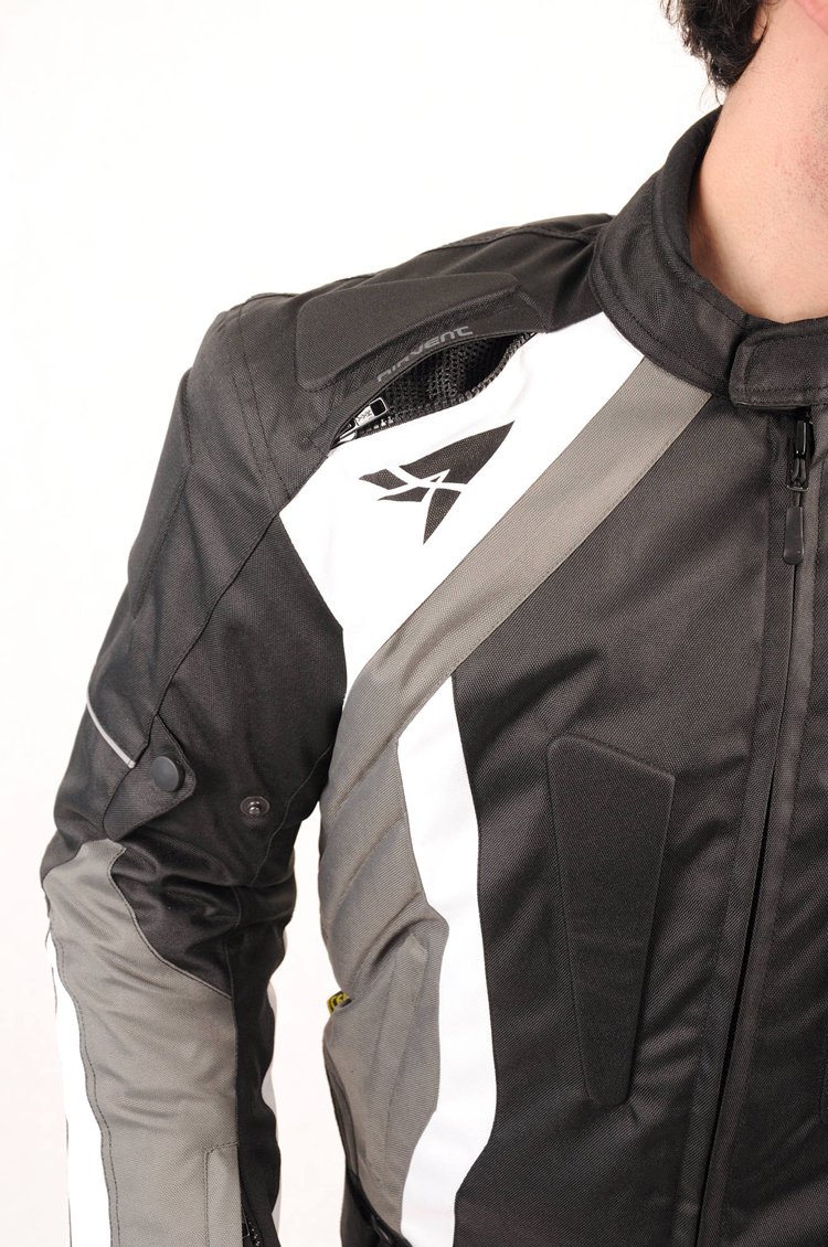 L&J MOTORRADKOMBI JACKE + HOSE - AUS TEXTIL mit herausnehmbaren Protektoren - Zweiteiler Motorrad Biker Chopper Cross