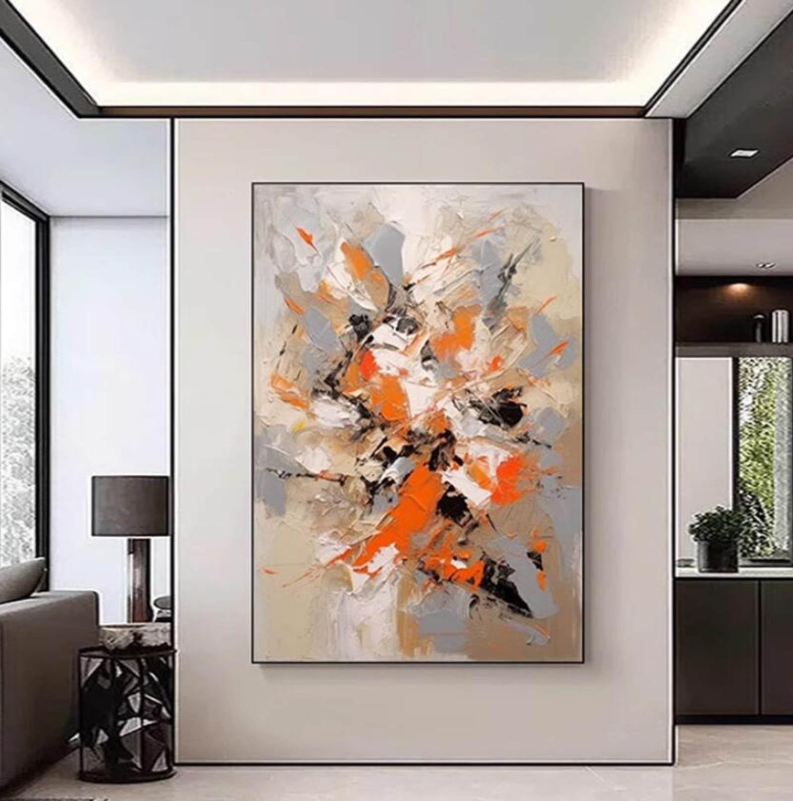 Toile murale sans cadre grand graffiti abstrait haut de gamme 120x240cm