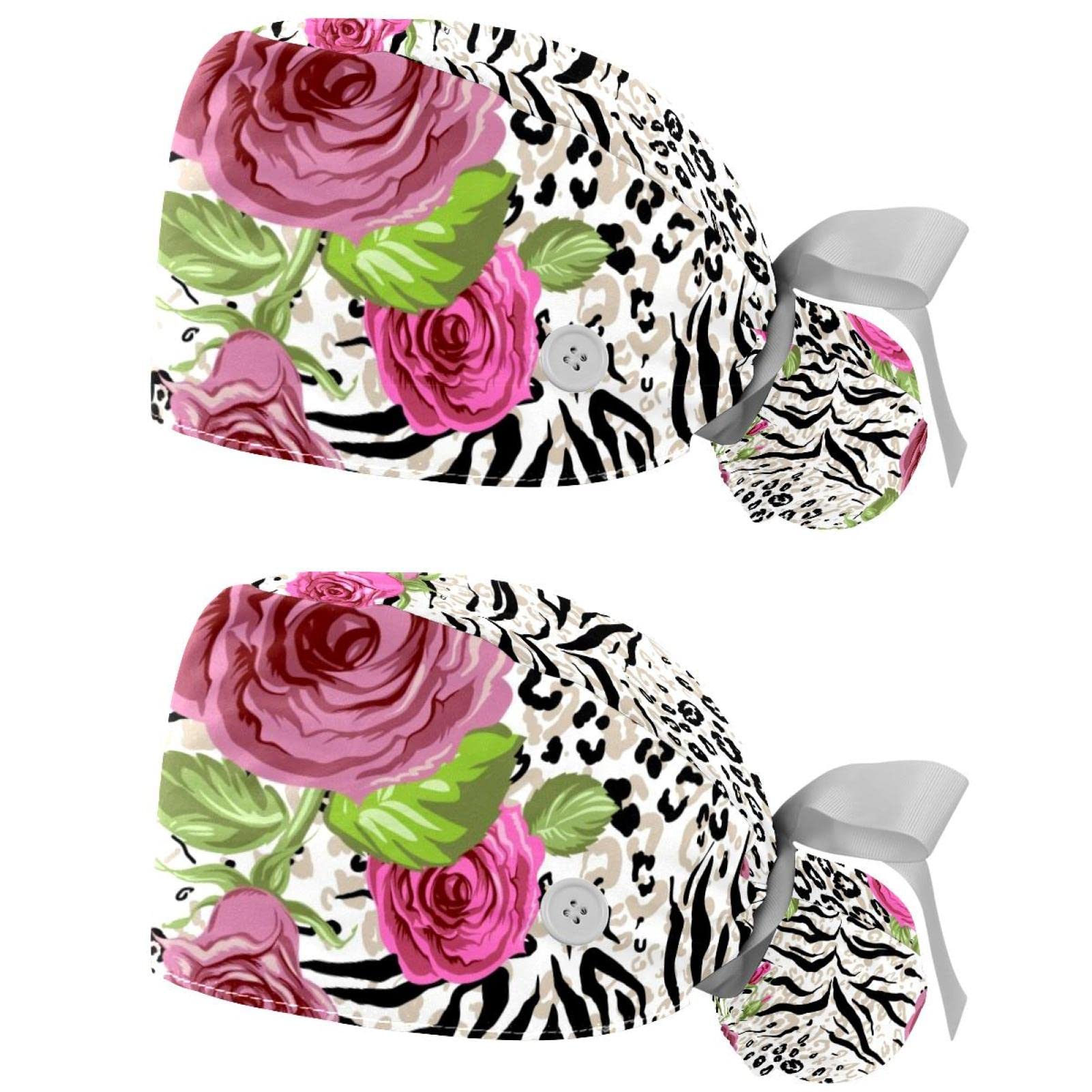 Chapeaux de travail motif de fleur pour votre routine active en atelier