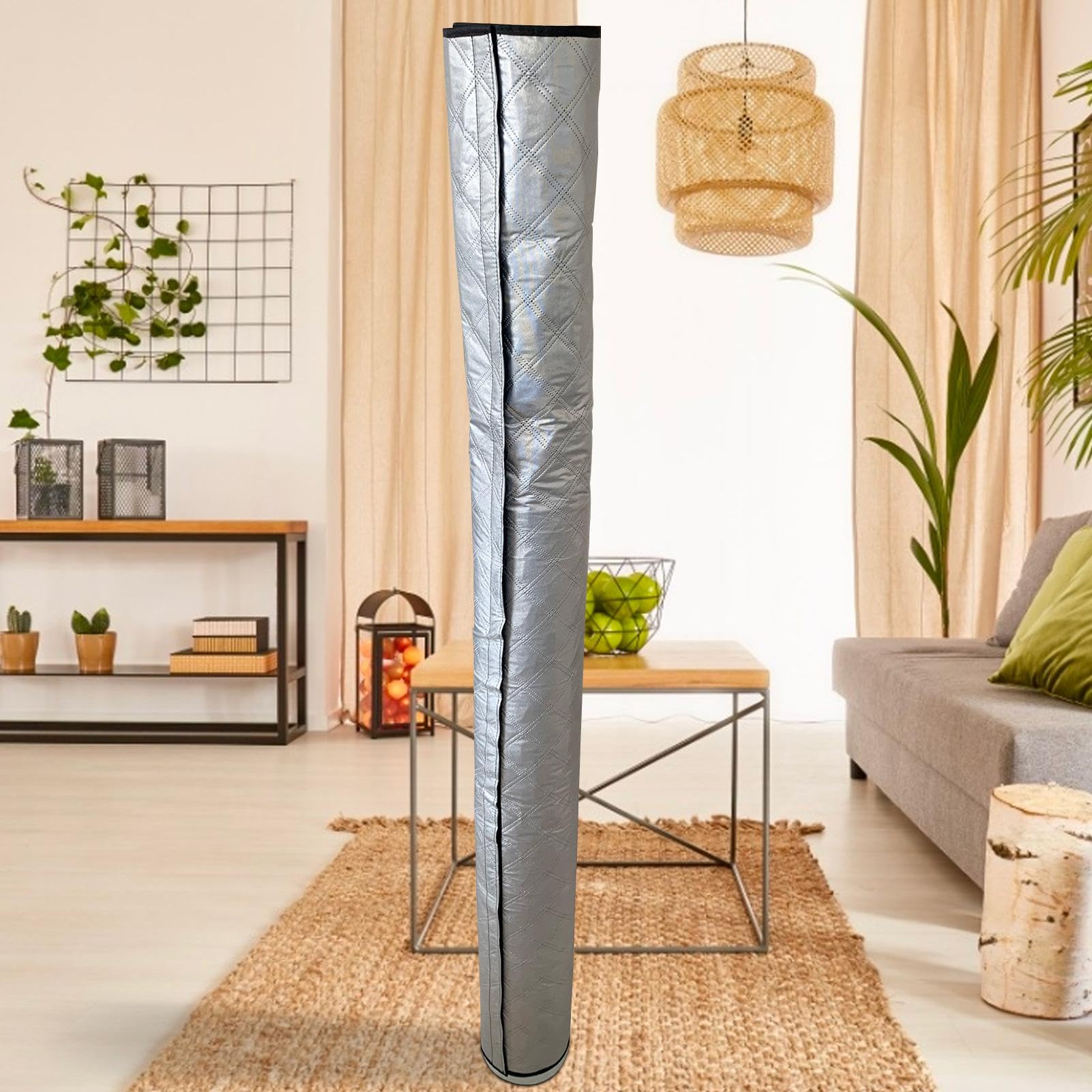 Lot De 2 Housses De Protection Pour Tuyau De Climatiseur Portable - Manchon D'Isolation Anti-Poussière 5 & 5.9 Pouces