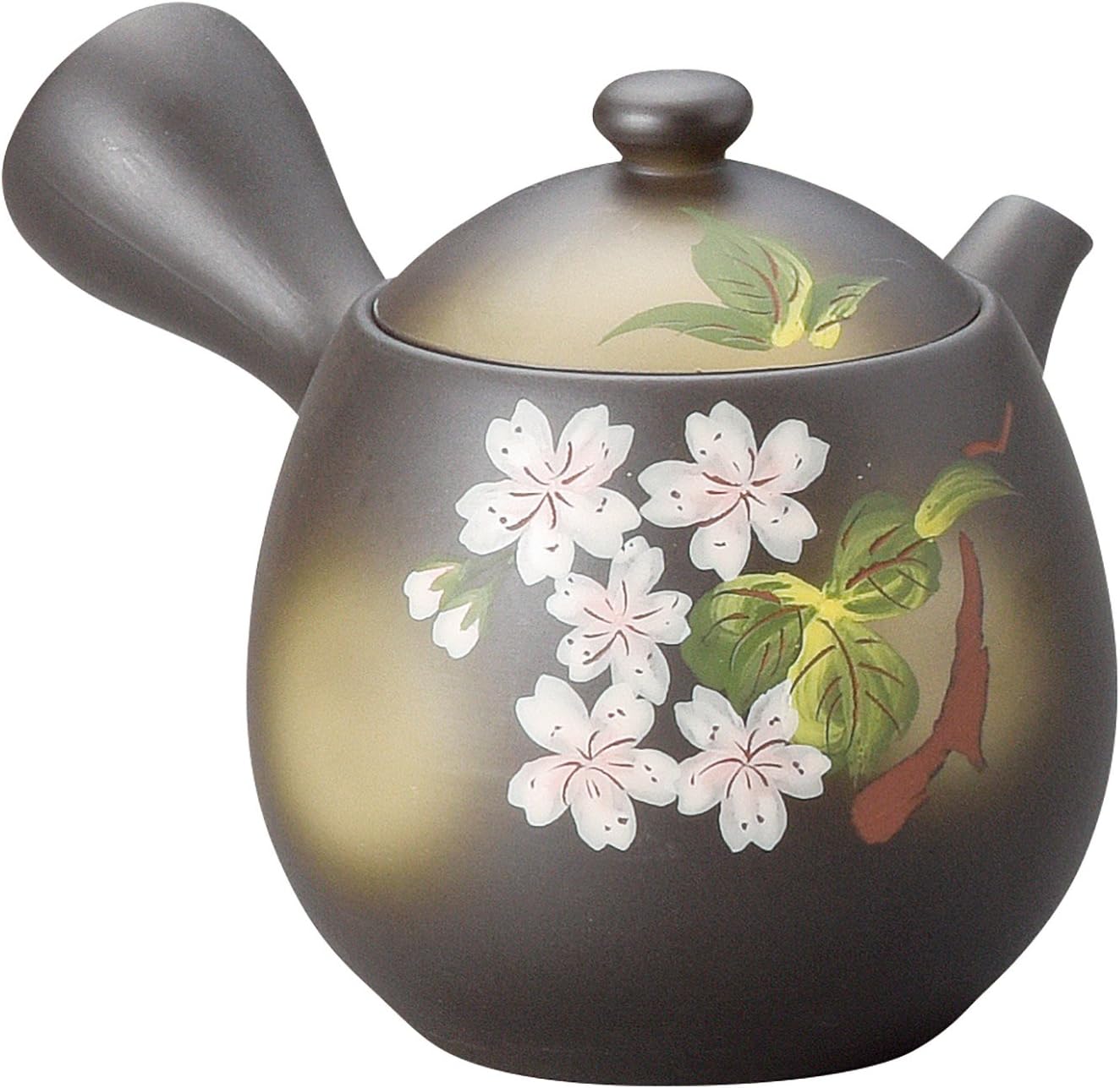 Yamaki Ikai Tokoname Ware Tomisen Egg Shaped Teapot, Black