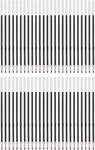 PATIKIL Gel Pen Refills 50-Pack - 0.5mm Black Rollerball Ink Refills For Retractable Pens