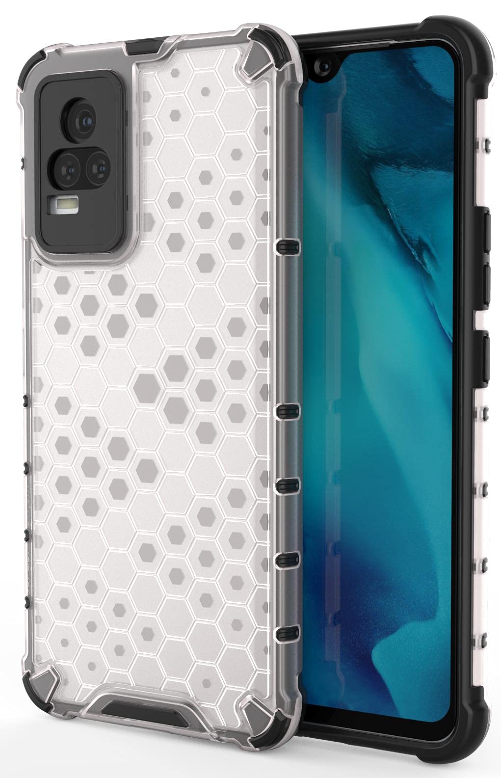 Gorilion | for Vivo Y73 Bumper Shockproof Back Cover Case | Beautiful Stylish Design - Transparent (B09HHNRP1K) Amazon Price History, Amazon Price Tracker