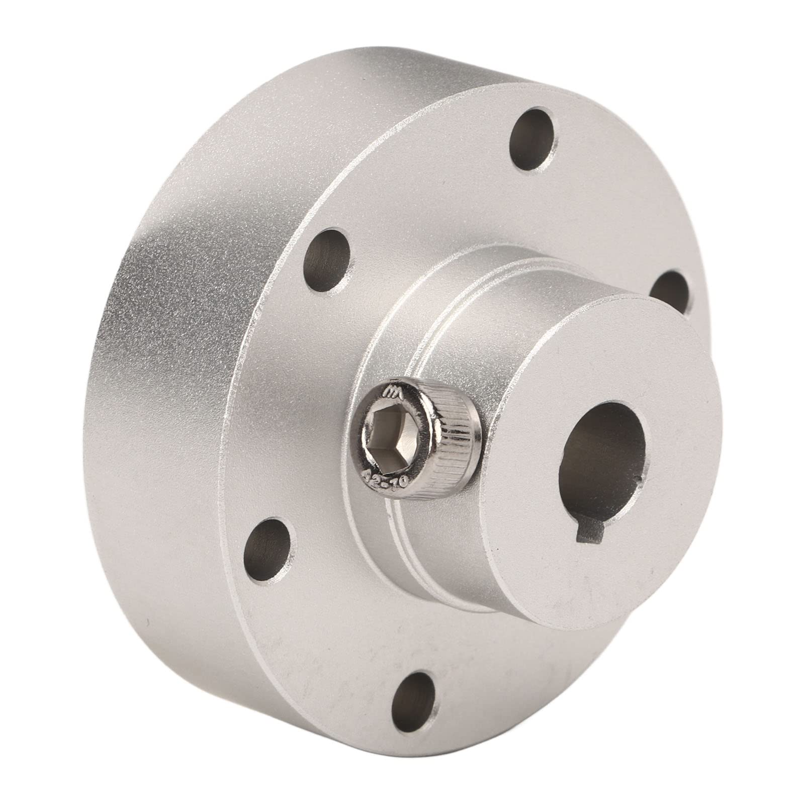 Wheel Flange Connector , 10mm Diameter High Strength RC Flange Coupling with Key for RC Car Motor