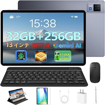 Android 16 13-inch TabletU13 Set Edition Android 16 Tablet, Unisoc T7280 8-core CPU, 32GB RAM+256GB ROM+1TB Expansion, FHD+ 1920x1200 Resolution 90Hz Large Screen, Widevine L1+Netflix Compatible